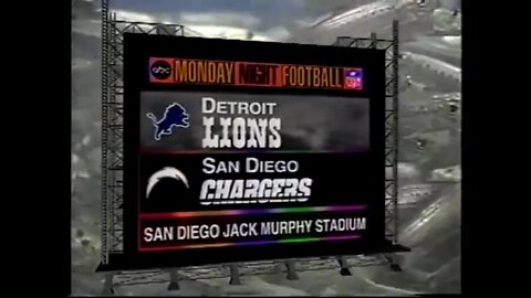 1996-11-11 Detroit Lions vs San Diego Chargers