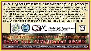 DHS's 'government censorship by proxy'