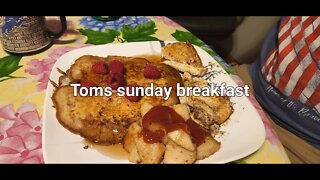 Toms Sunday breakfast #pancake