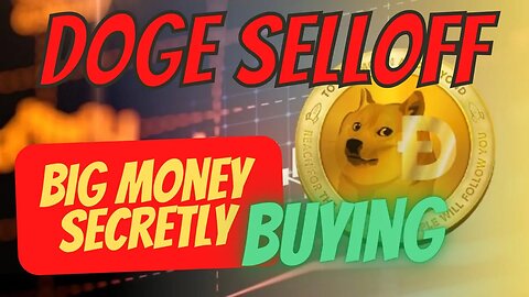 HUGE DOGE SELLOFF ⚠️ BIG Whales Secretly Buying│ DOGE Price Prediction #dogecoin