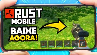 COMO BAIXAR E JOGAR O NOVO RUST MOBILE ( TOTLAS SURVIVAL )