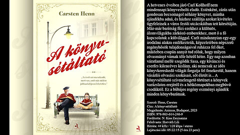Henn, Carsten: A ​könyvsétáltató. Animus, Budapest, 2023