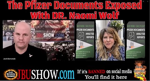 DR. NAOMI WOLF USES PFIZER'S OWN DOCUMENTS TO SHOW THE VACCINES WERE LIKELY A DEPOPULATION PROGRAM