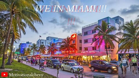 WE IN MIAMI 😱Walk Tour (Ocean Drive)