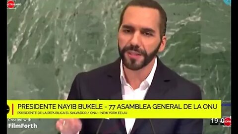 Bukele en la ONU: "La autodeterminación se debe respetar"