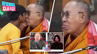 Gross: Dalai Lama asks young boy to suck his tongue in sick viral video