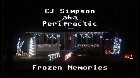 2020 Christmas Light Show | CJ Simpson aka Perifractic - Frozen Memories