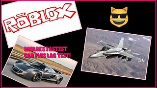 Playing Roblox's Fastest Car Ever! #roblox #fastestcarintheworld