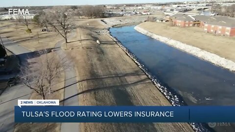 Tulsa's Flood Rating Lowers Insurance