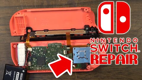 Nintendo Switch Repair - How to Fix Joycon Joystick Controller Sticking Drifting DETAILED WALK-THRU