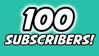 100 Subscriber Special