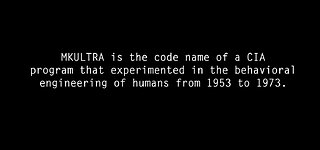 Project MK Ultra and Occult Numerological Programming (Mirror)