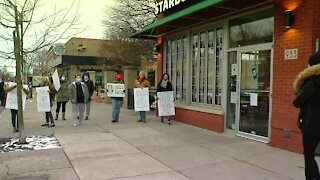 Elmwood Ave. Starbucks employees walk off the job, protest unsafe working conditions