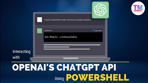 Interacting with OpenAI's ChatGPT API Using PowerShell