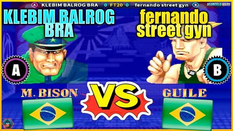 Street Fighter II': Champion Edition (KLEBIM BALROG BRA Vs. fernando street gyn) [Brazil Vs. Brazil]