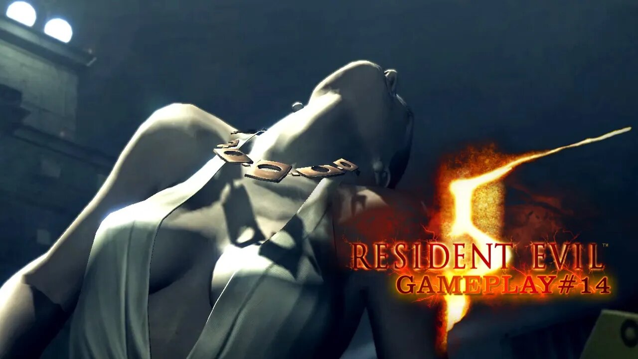 Resident Evil 5 - GamePlay#14 - O ataque de Excella Gionne infectada com a  mutação Uroboros.