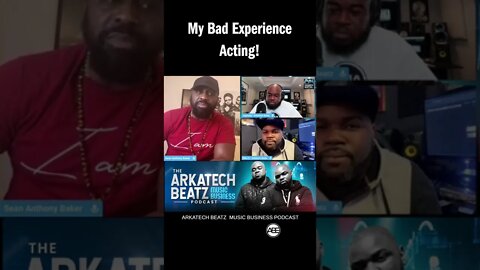 Actor Sean Anthony Baker speaking on a bad experience while acting.