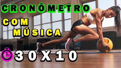 Cronômetro com Música para treinar em casa