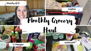 June Monthly Grocery Haul