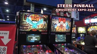 Amusement Expo 2022 - The Stern Pinball Booth