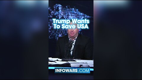 Alex Jones: Trump Wants To Save America & Stop The Deep State - 12/2/15