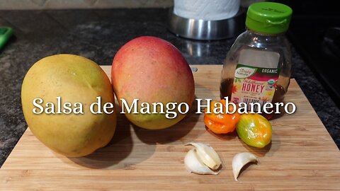 como hacer salsa de mango habanero / salsa de mango habanero para alitas y carnes Cocina con turbi