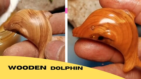 Wooden Dolphin|dolphin |#woodcarving| #woodworking |#woodworking7900 |#dolphin |#shorts