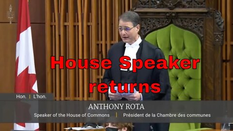 House speaker Rota welcomed back from medical leave