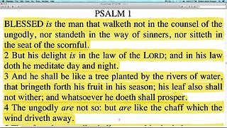 Psalms Chapter 1