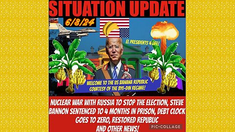 SITUATION UPDATE 6/8/24 - Nato At War W/Russia,Israel & Hezbollah, Trump Trial,Gcr/Restored Republic