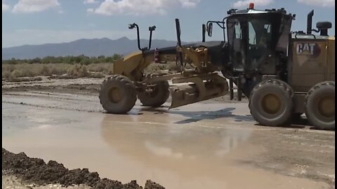 Pahrump roads, Spring Mountain Motor Resort impacted by flood