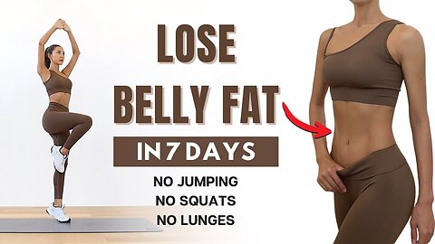 LOSE LOWER BELLY FAT in 7 Days🔥30 MIN Non-stop Standing Abs Workout - No Squat, No Lunge, No Jumping