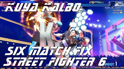 Kuya Kalbo Six Match Fix Street FIghter 6: 05-20-2024 Part 2