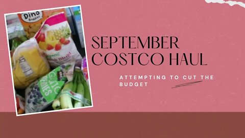 September Costco Haul