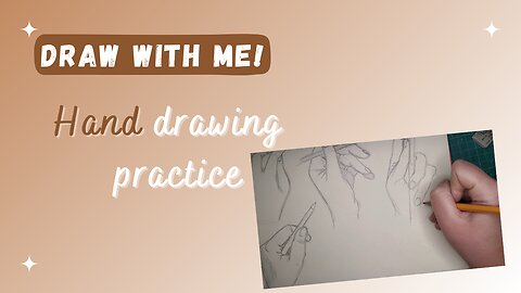 Draw With Me! #3 - Hand drawing practice