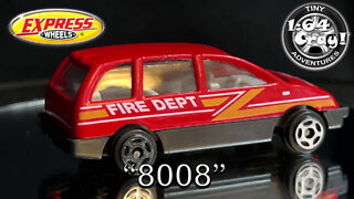 “8008” Fire Dept. in Red- Model by Express Wheels
