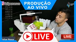 LIVE! Produção, estampa em long drink e canecas, REAL e na pratica!