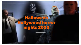 Halloween maze at Hollywood Horror Nights 2022