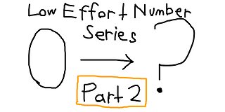 Low Effort Number Series - Part 2