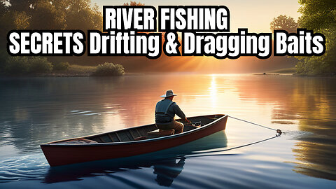 Fishing and Dragging Bait in River Channels #fishig
