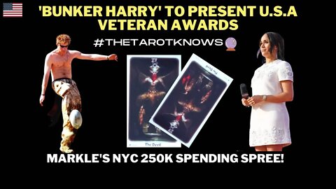 🔴 'BUNKER HARRY' TO PRESENT US VETERAN AWARDS! 🤬 MARKLE'S NY SCAM - XMAS IN UK & OTHER LIES! #tarot