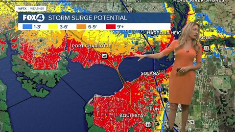 Trent and Lauren update on storm surge impacts of Ian