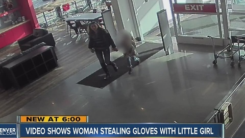 Woman brings young girl along on Centennial shoplifting trip