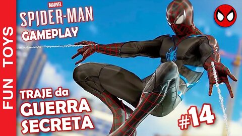 🕷 Marvel Spider-Man #14 - Traje da GUERRA SECRETA, foi o usado no gameplay de hoje do HOMEM ARANHA