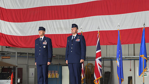 RAF Mildenhall change of command B-Roll