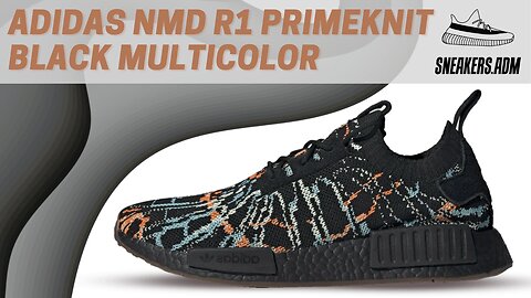 Adidas NMD R1 Primeknit Black Multicolor - G57941 - @SneakersADM