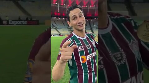 Fluminense 1x1 Flamengo - Ganso comemorando o título do Carioca 2022