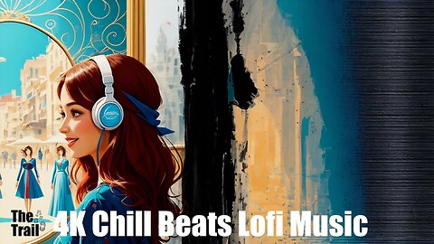 Chill Beats Music - Lofi Fast Forward, Pause | (AI) Audio Reactive Cinematic Anime | Golden