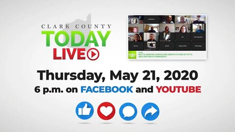 WATCH: Clark County TODAY LIVE • Thursday, May 21, 2020
