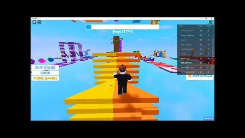 Just having fun playing Mega Obby Roblox Gameplay